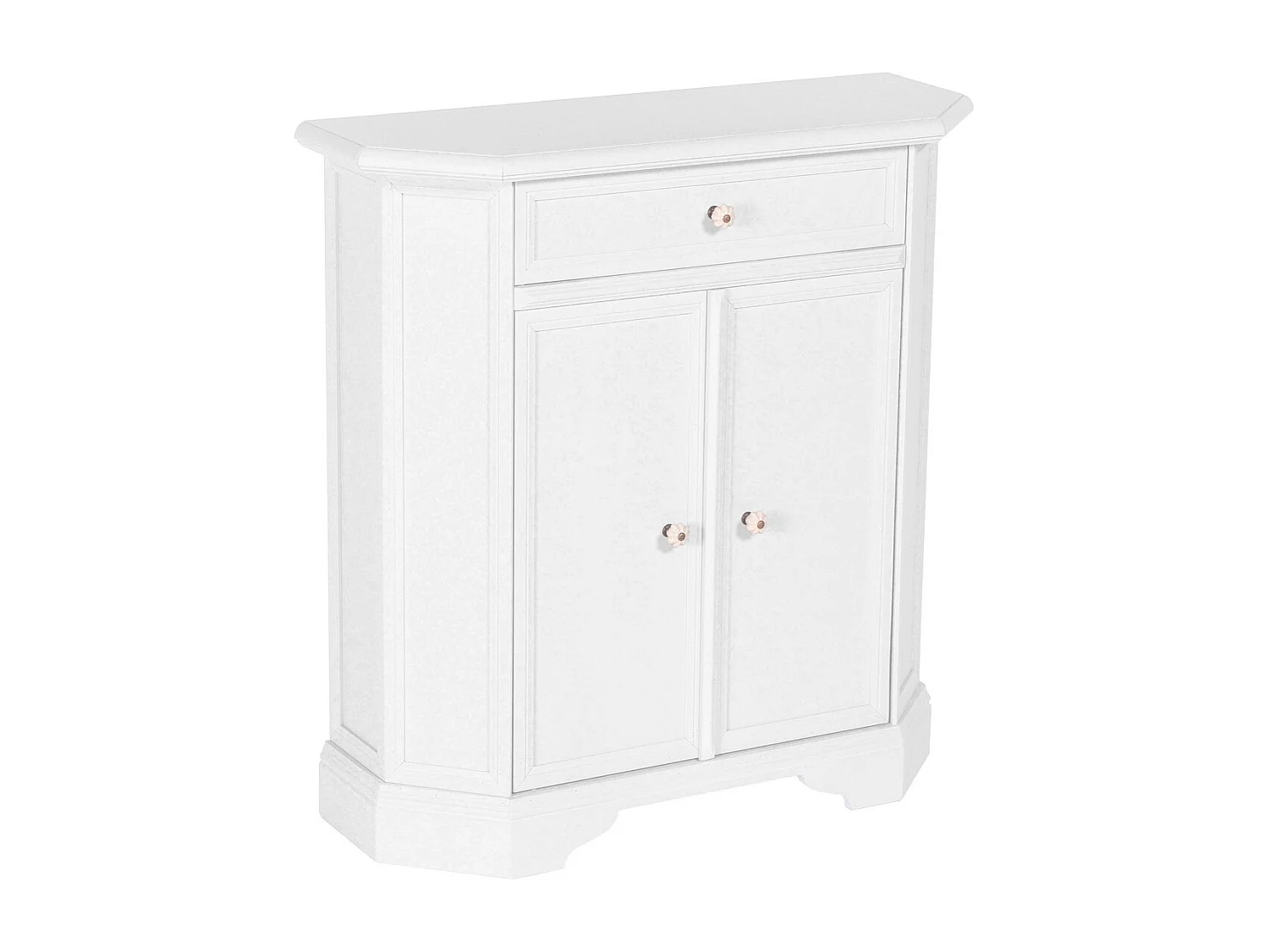 Armoire à Usages Multiples Luisa, Blanc, 70x25x73 cm, EPIKASA