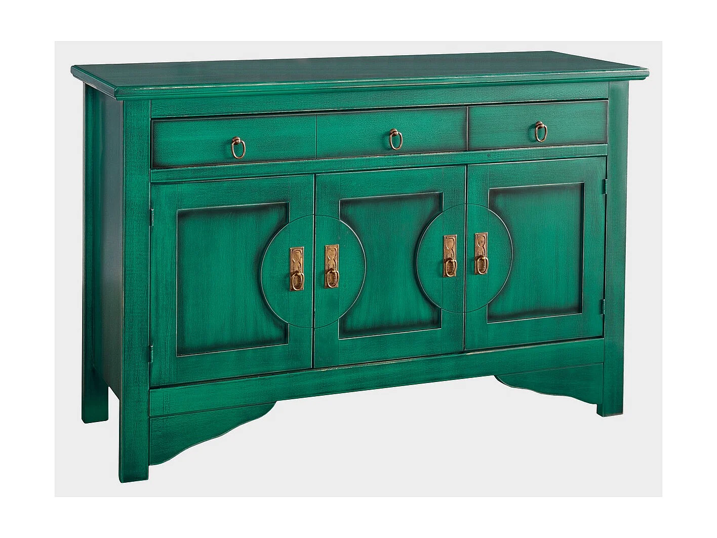 Armário Multiusos Canton, Verde, 130x37x84 cm, EPIKASA