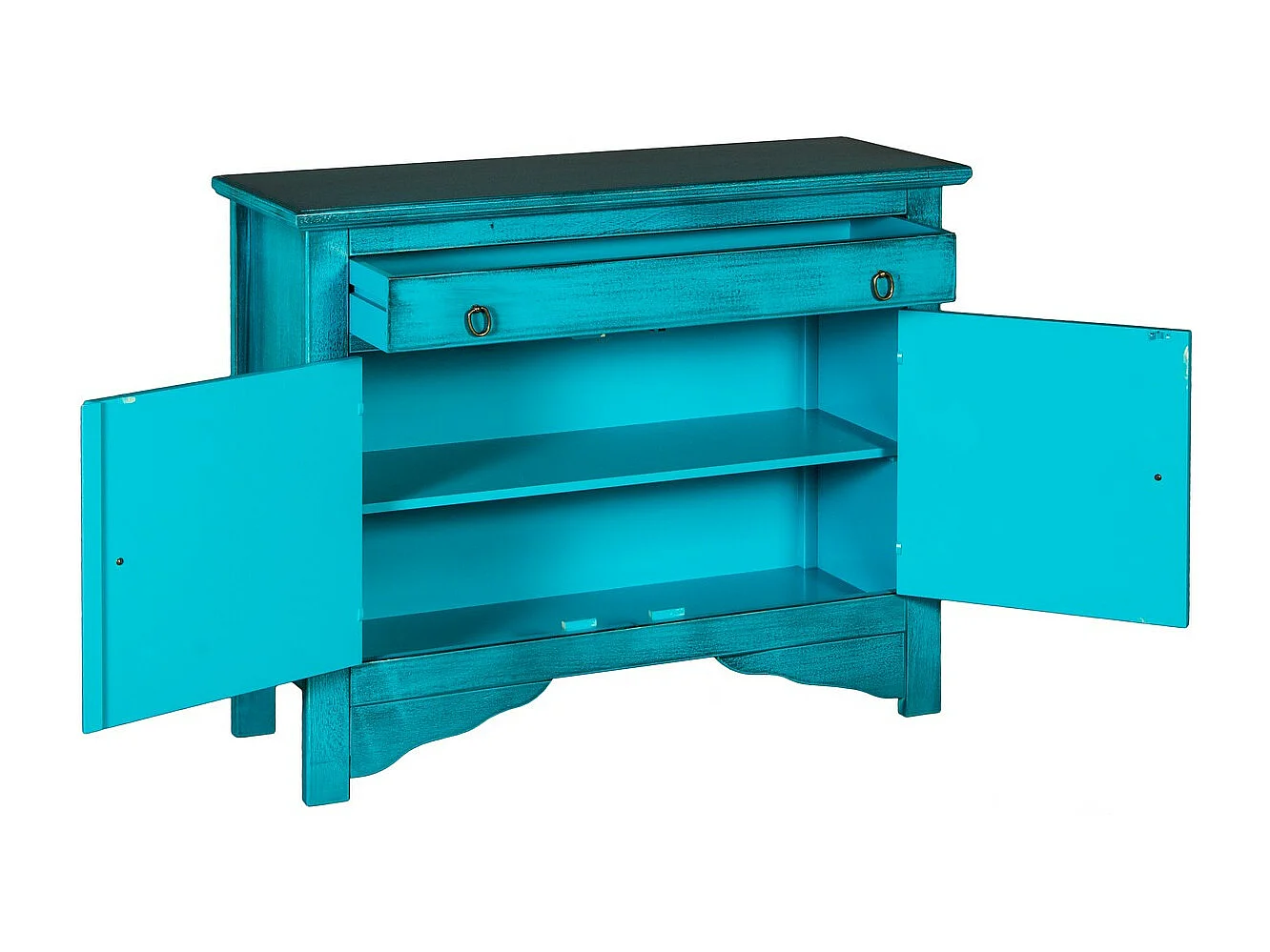 Armoire à Usages Multiples Canton, Bleu, 100x37x84 cm, EPIKASA