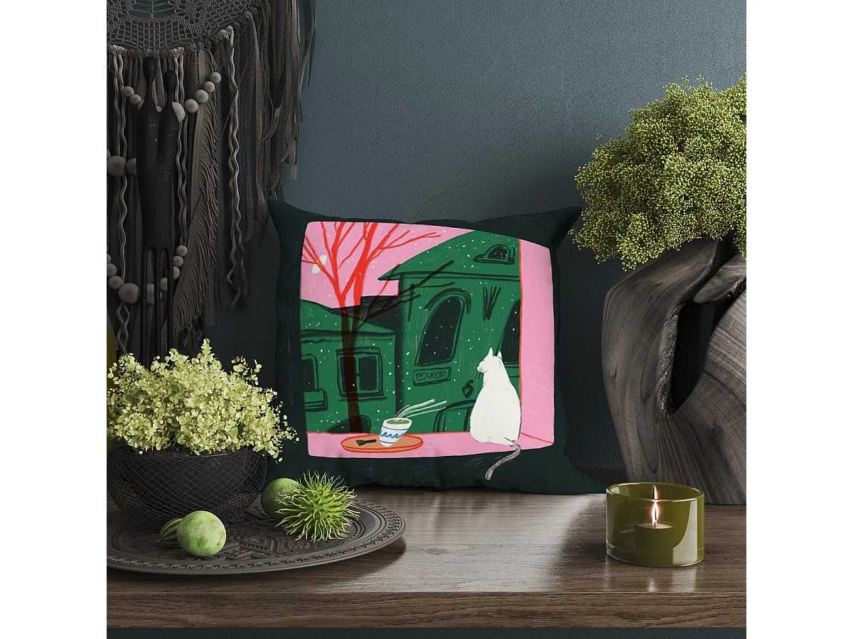 Decoratief Kussensloop Avsallar, Veelkleurig, 50x50x1,5 cm, EPIKASA