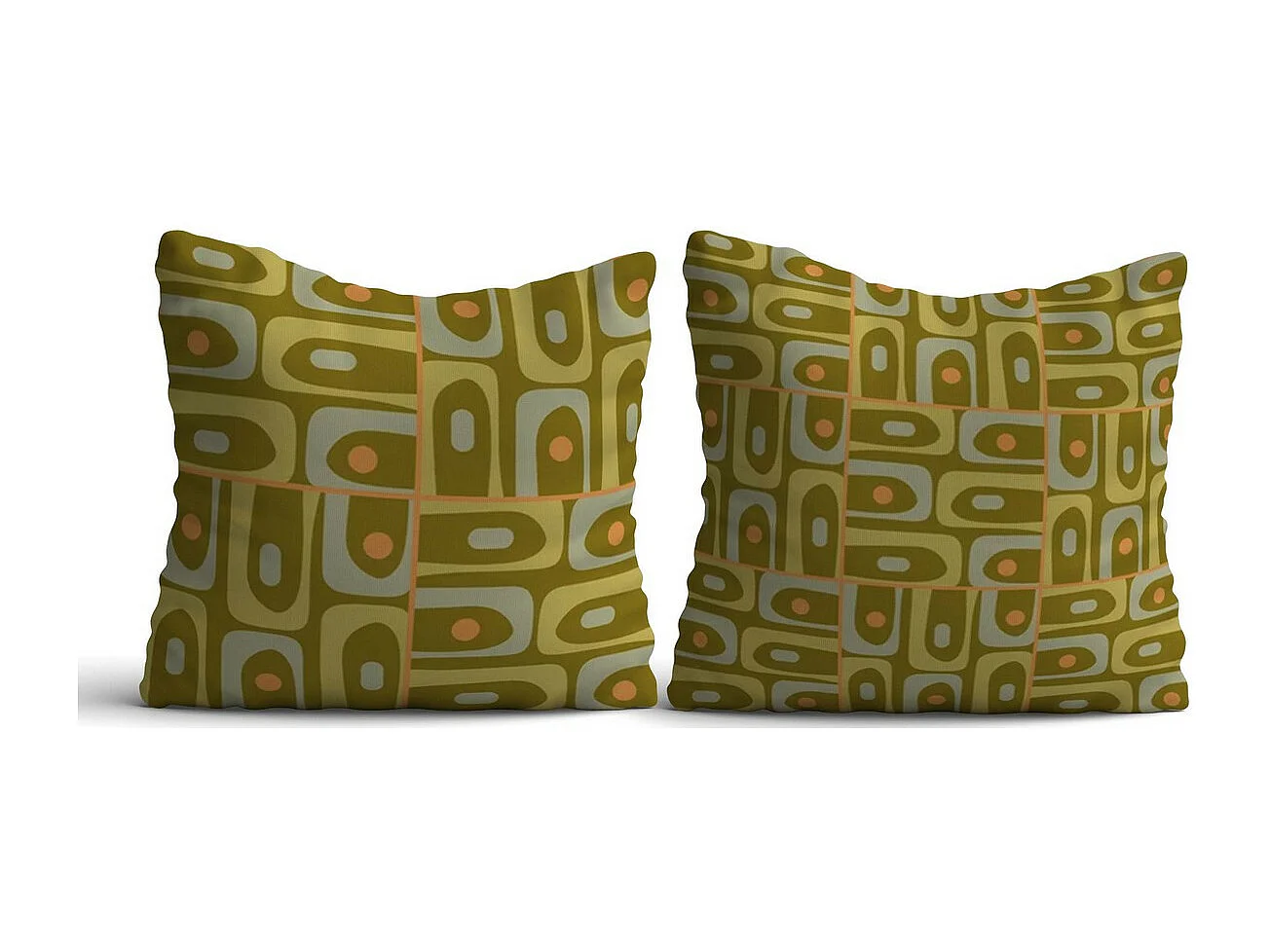 Zestaw 2 Dekoracyjnych Poszewek na Poduszki Alessandretta, Wielokolorowy, 50x50x2,5 cm, EPIKASA