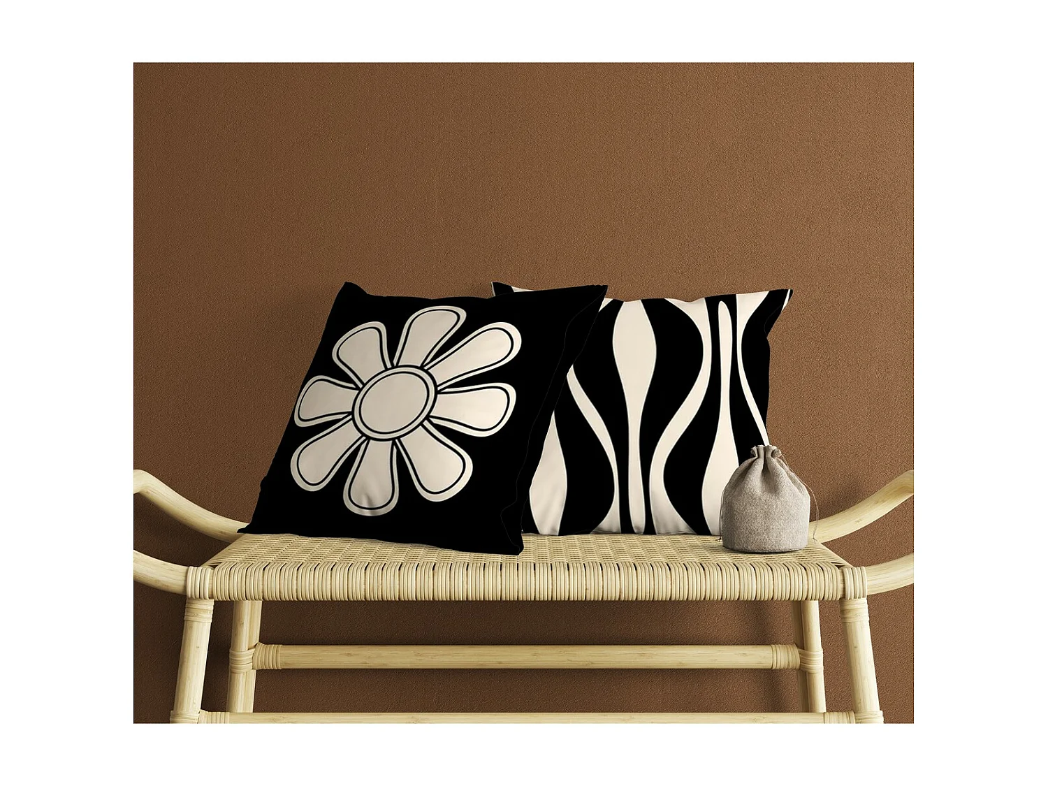 Set van 2 Decoratieve Kussenslopen Isparta, Veelkleurig, 50x50x2,5 cm, EPIKASA