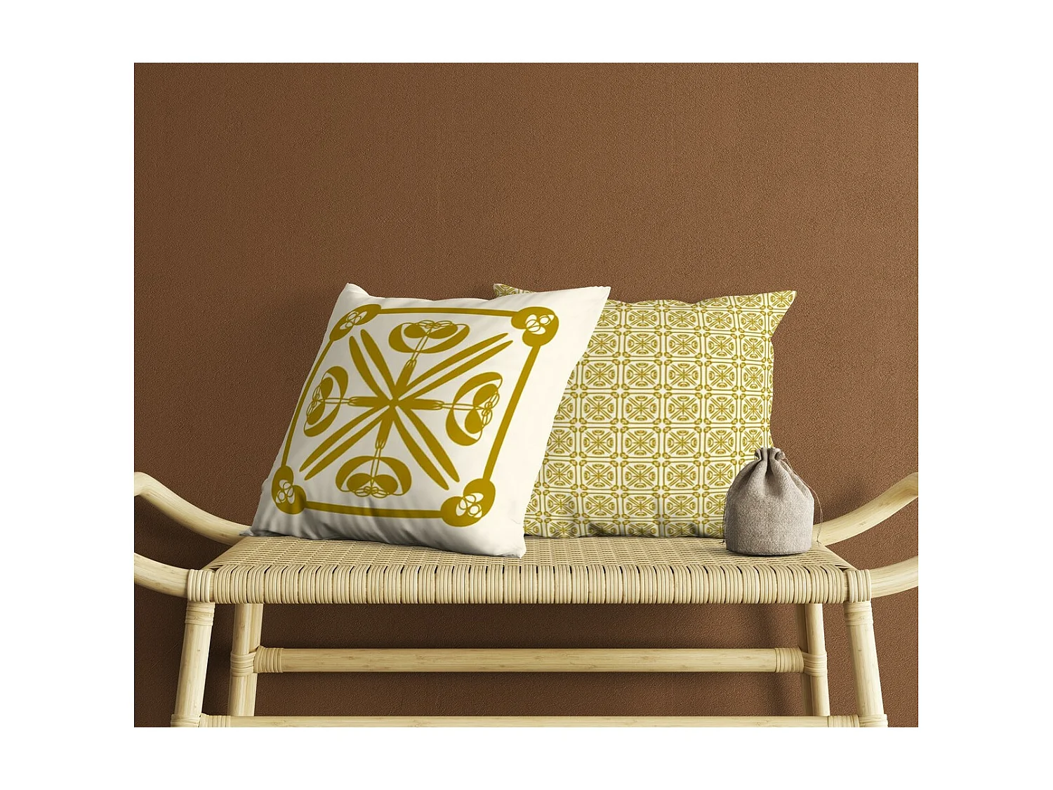 Zestaw 2 Dekoracyjnych Poszewek na Poduszki Adana, Wielokolorowy, 50x50x2,5 cm, EPIKASA