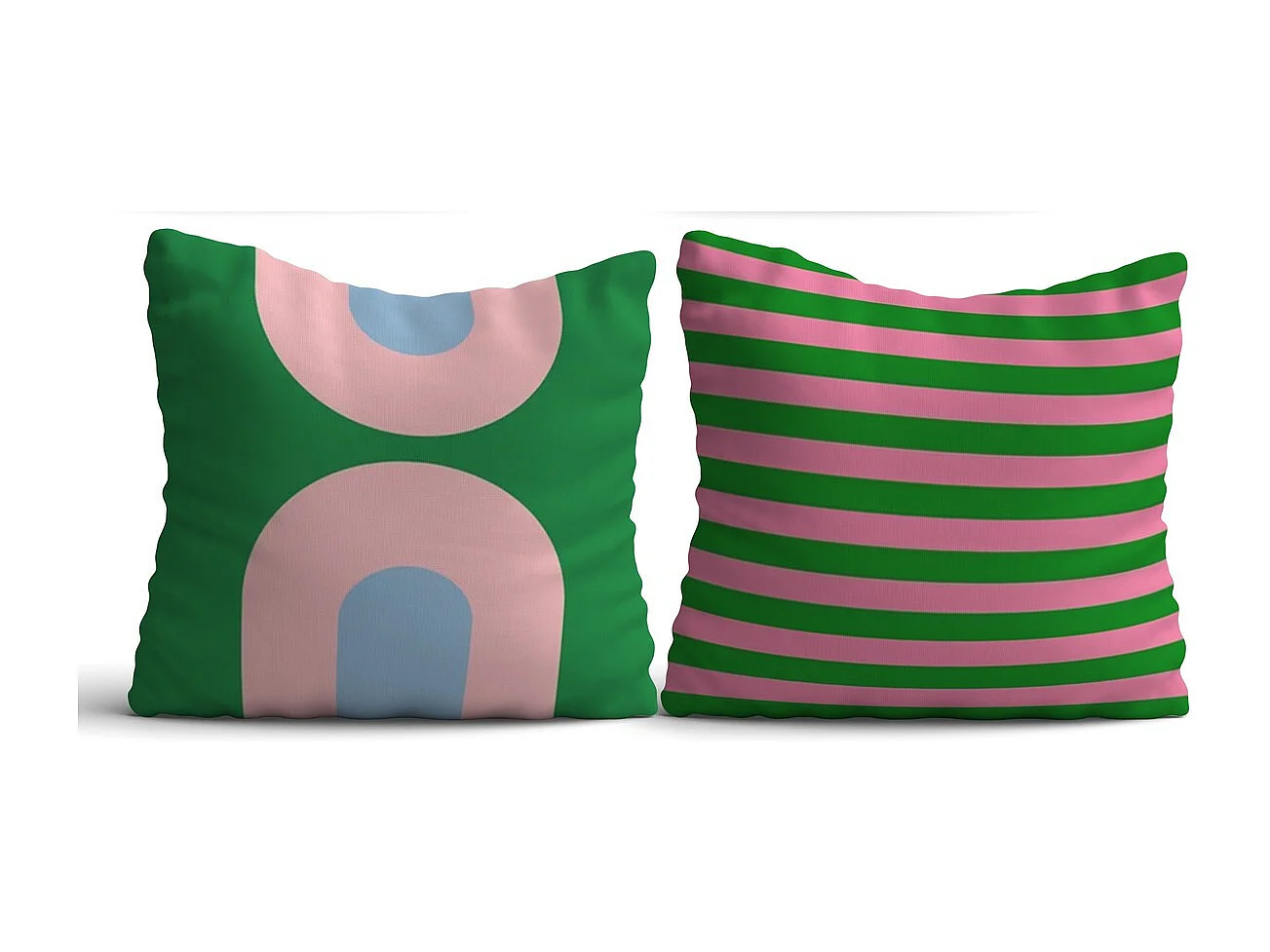 Zestaw 2 Dekoracyjnych Poszewek na Poduszki Konya, Wielokolorowy, 50x50x2,5 cm, EPIKASA