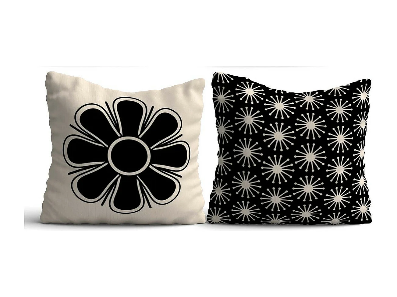 Zestaw 2 Dekoracyjnych Poszewek na Poduszki Adapazari, Wielokolorowy, 50x50x2,5 cm, EPIKASA