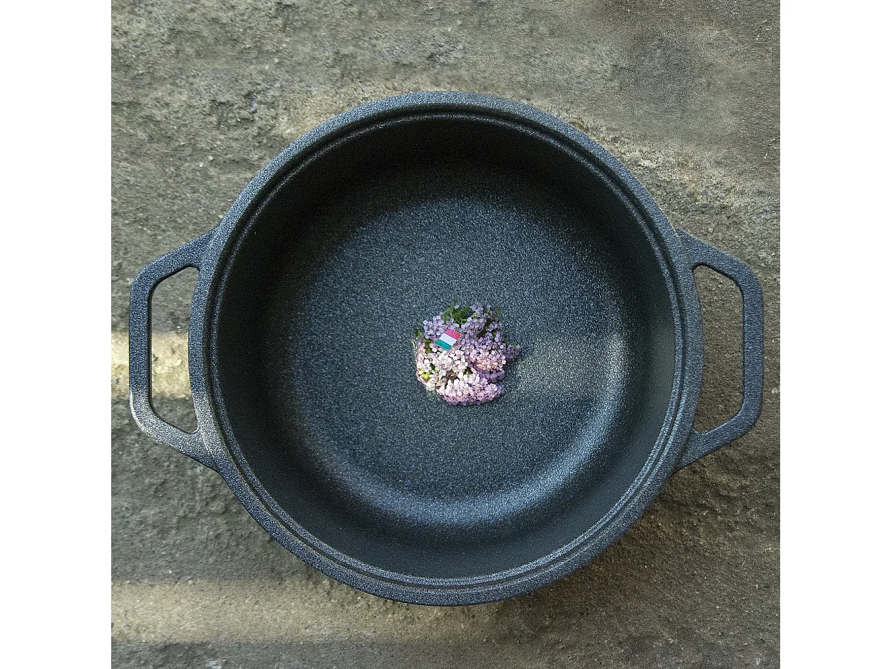 Niski Rondel Możliwość demontażu, Czarny, 24x24x10 cm, Risolì