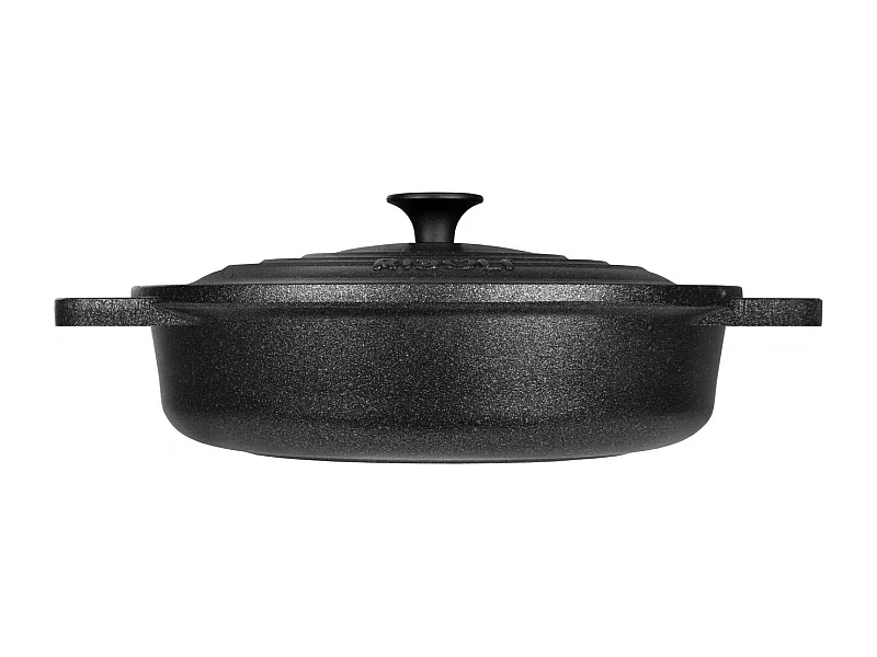 Panela Le Pignatte, Preto, 28x28x8,5 cm, Risolì