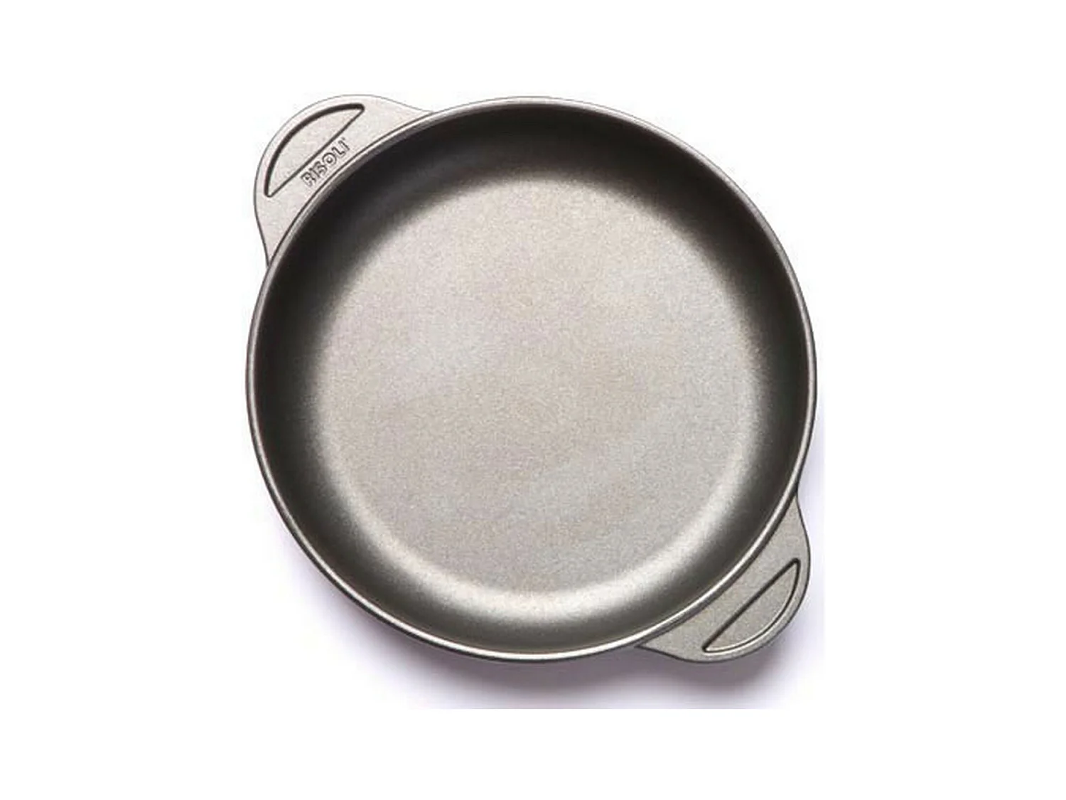 Lage Pan Mini-Porties, Zwart, 14x14x3 cm, Risolì