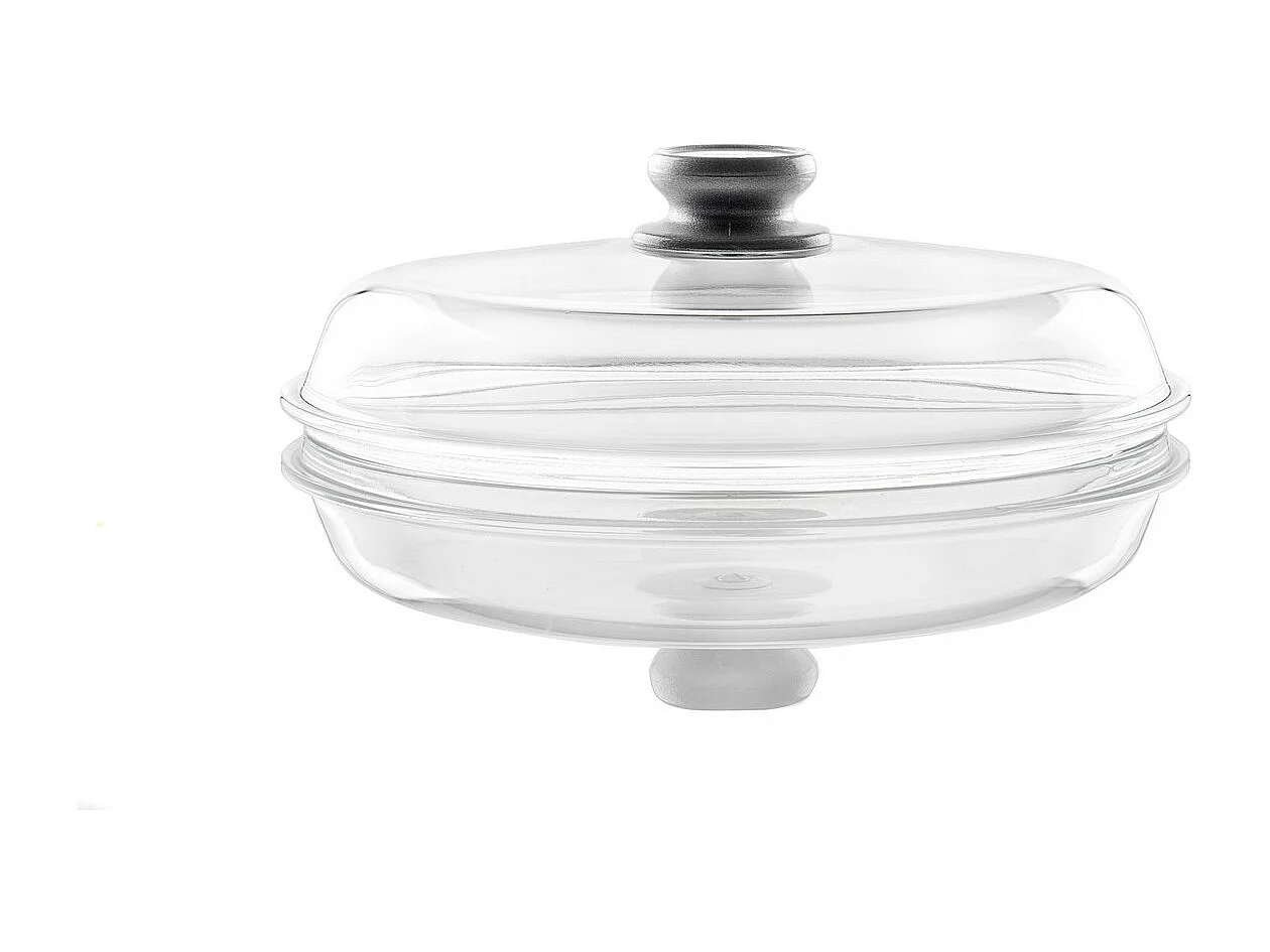 Pokrywka Les Accessoires, Srebrny, 20x20x3 cm, Risolì