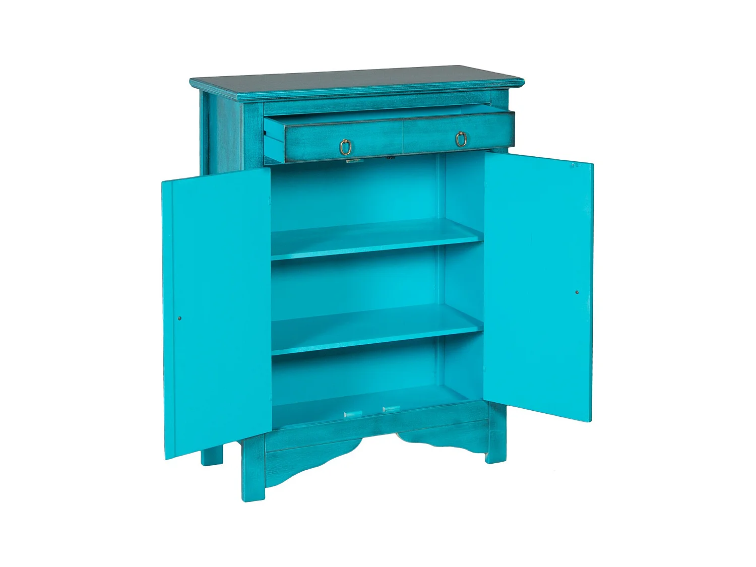 Armadio Canton, Blu, 85x37x115 cm, EPIKASA