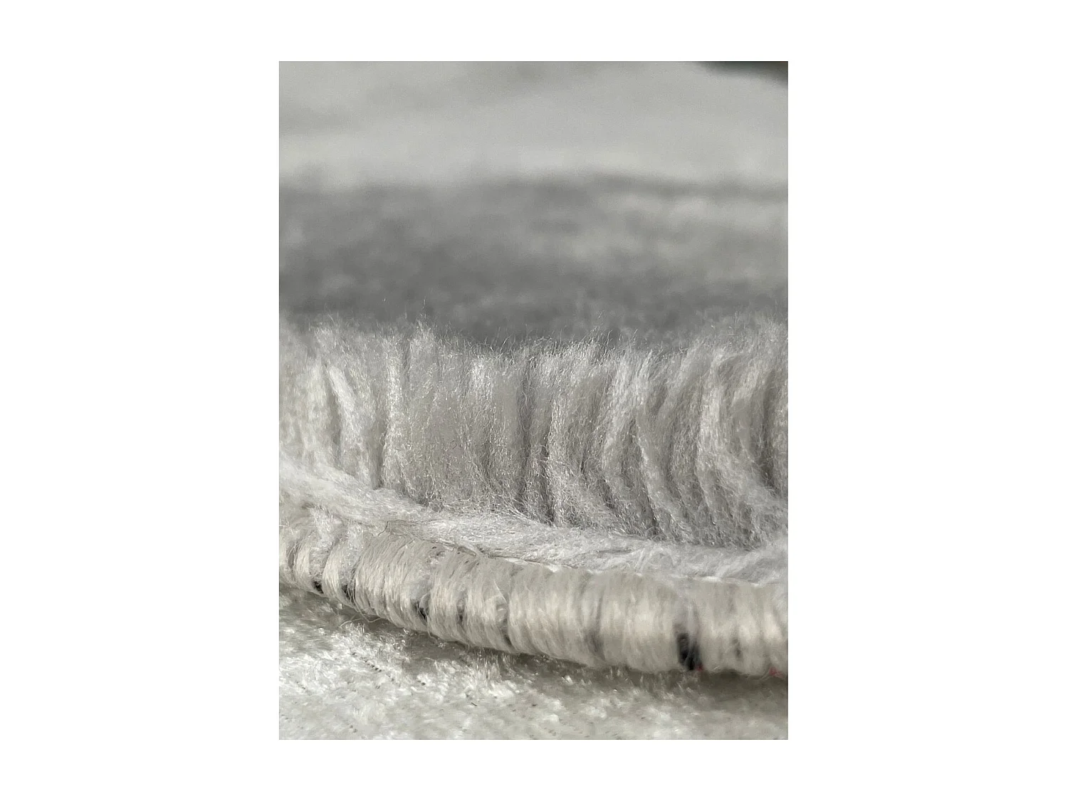 Lot de 2 Tapis de Salle de Bain Plush, Gris, 60x40x2 cm, EPIKASA