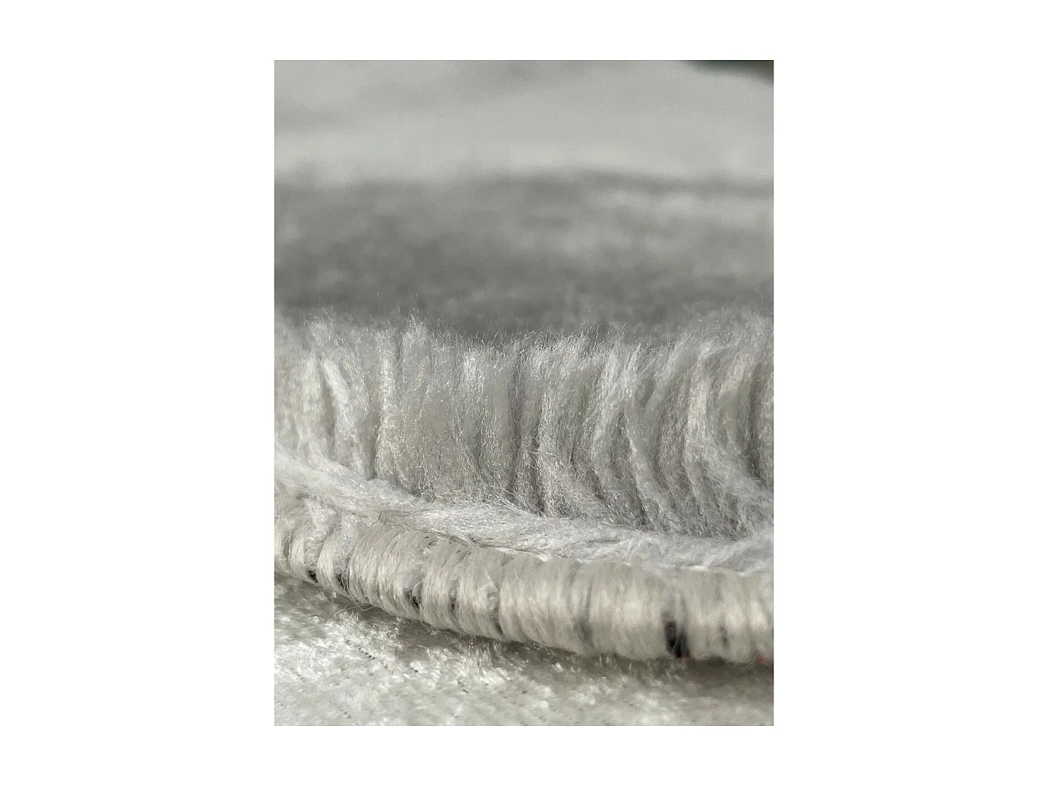 Lot de 2 Tapis de Salle de Bain Plush, Gris, 50x70x2 cm, EPIKASA