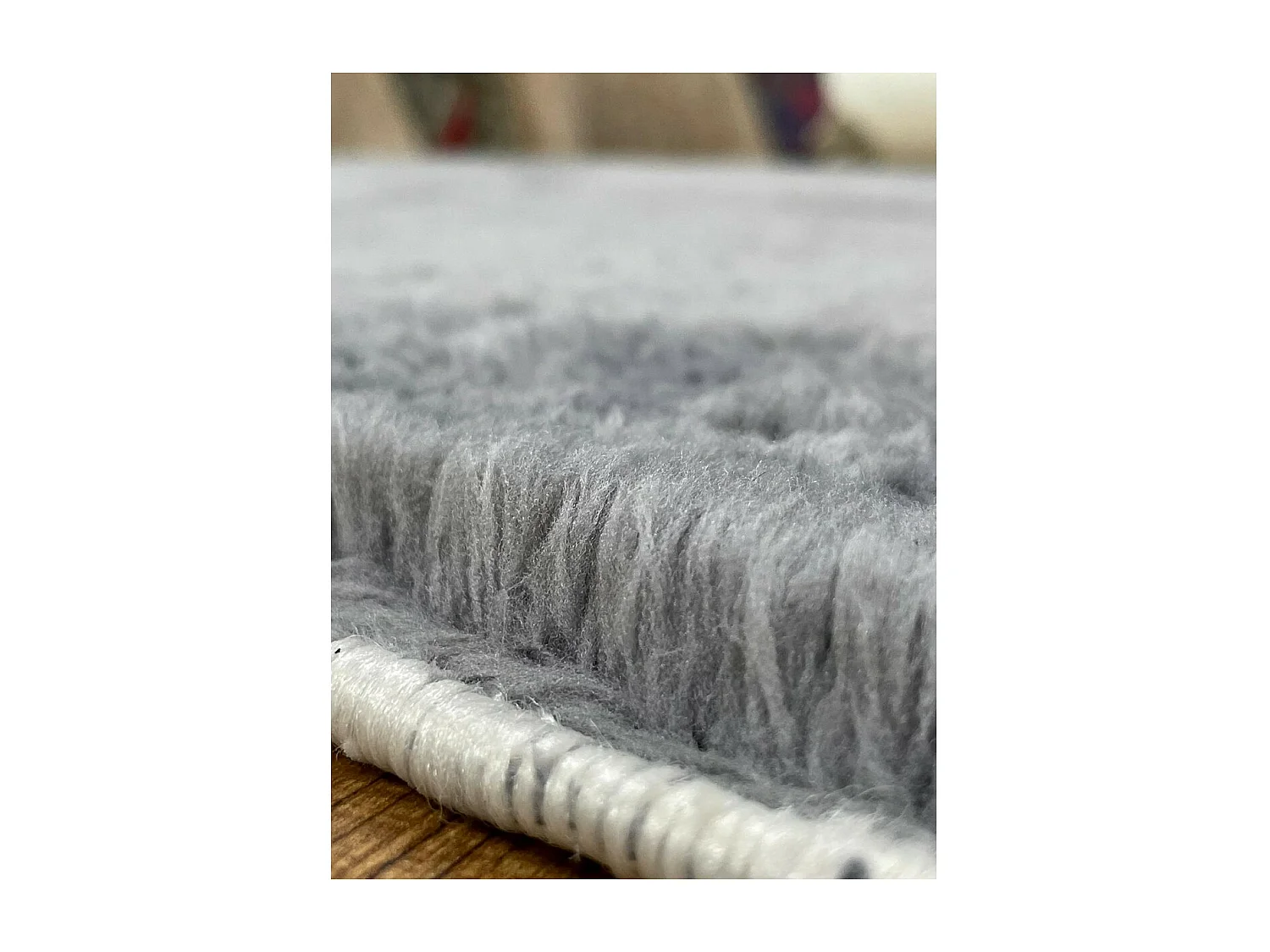 Juego de 2 Alfombras de Baño Plush, Antracita, 50x70x2 cm, EPIKASA