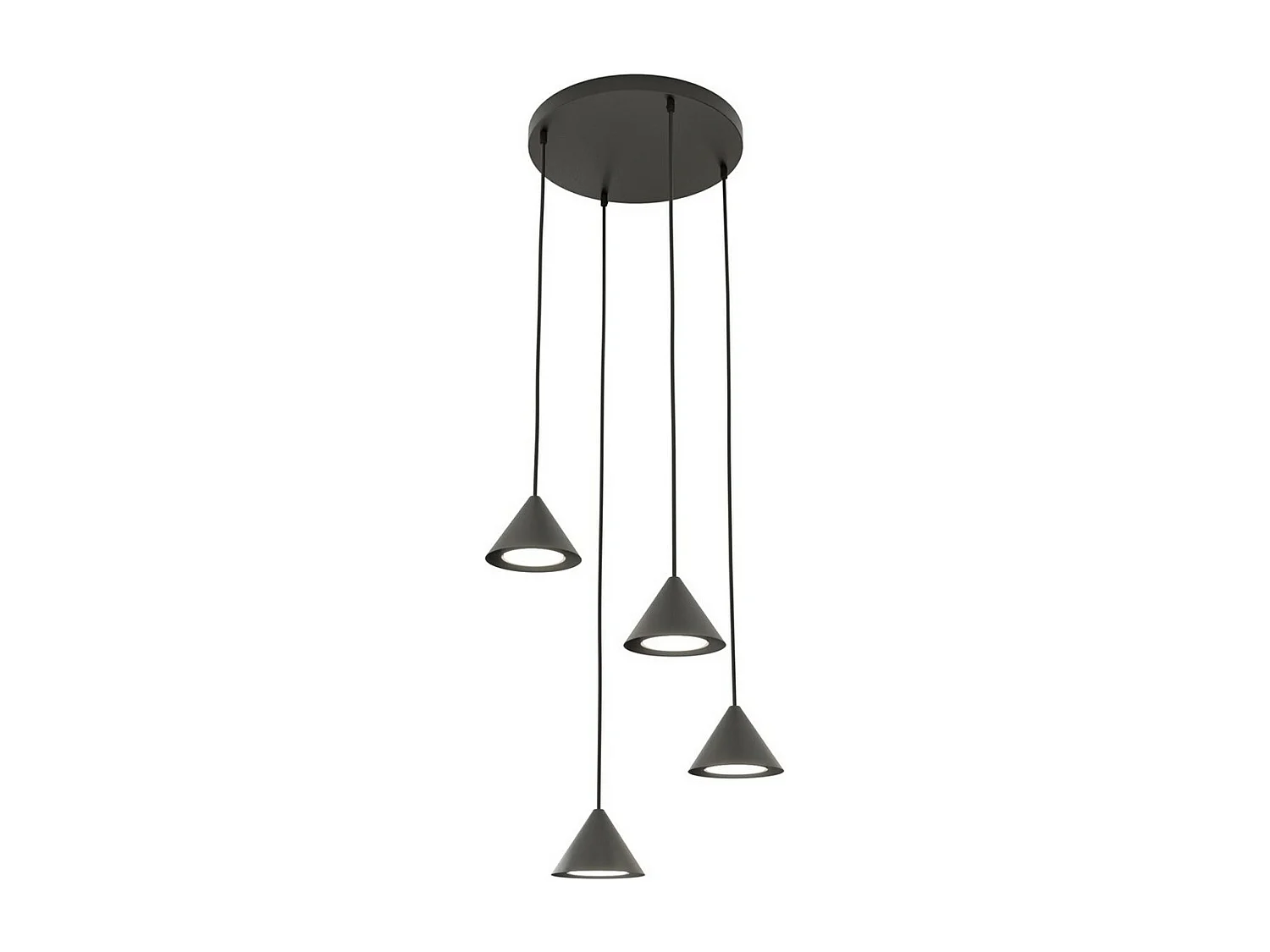 Suspension Elit, Noir, 30x100x30 cm, Seven Design