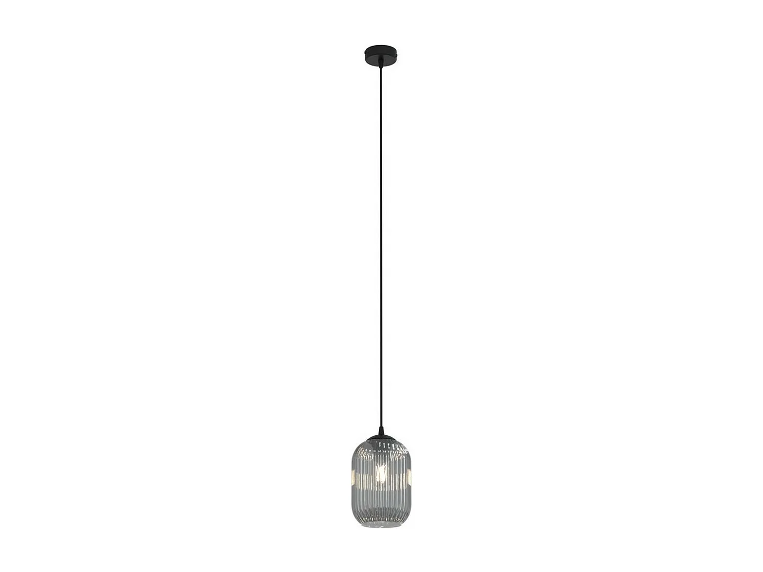 Suspension Verdi, Noir, 14x14x140 cm, Seven Design