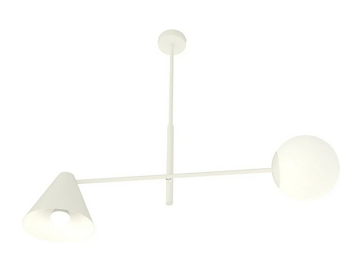 Lampada a Sospensione Hermes, Bianco, 70x60x16 cm, Seven Design