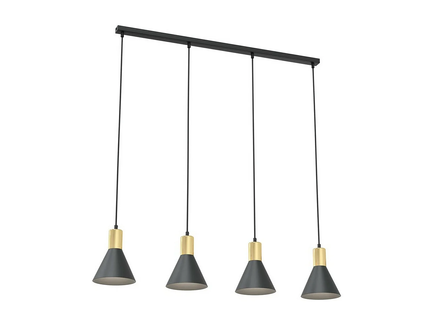Suspension Rose, Noir, 90x16x140 cm, Seven Design
