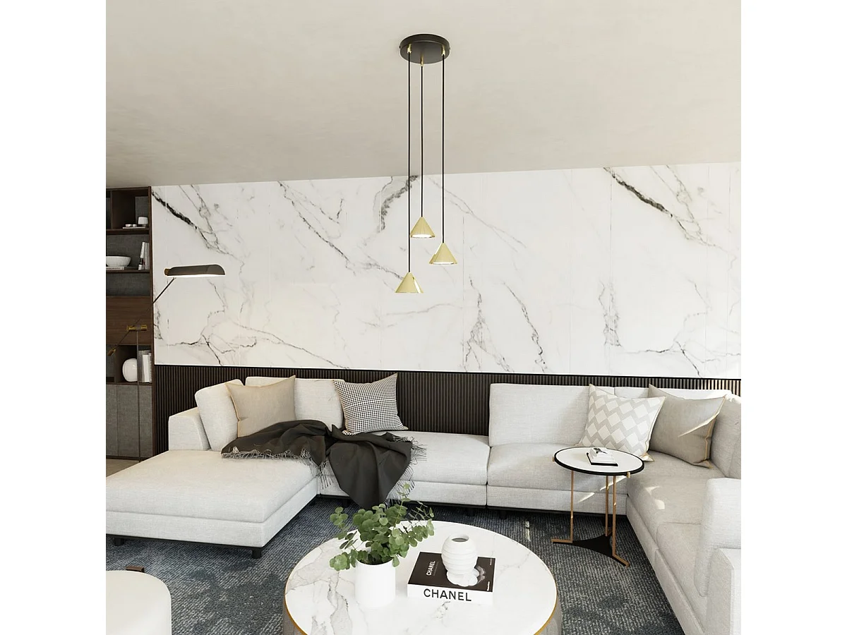 Suspension Elit, Or, 20x100x20 cm, Seven Design