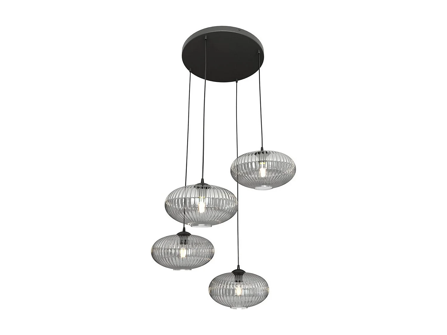 Suspension Coco, Noir, 70x70x140 cm, Seven Design