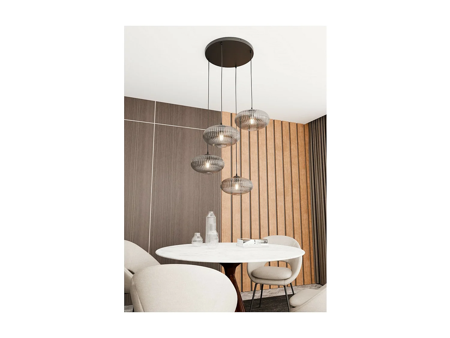 Suspension Coco, Noir, 70x70x140 cm, Seven Design