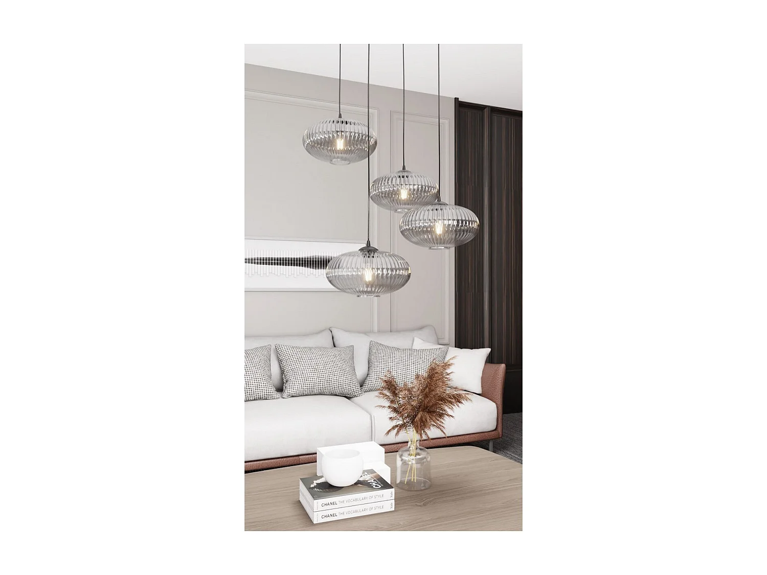 Suspension Coco, Noir, 70x70x140 cm, Seven Design