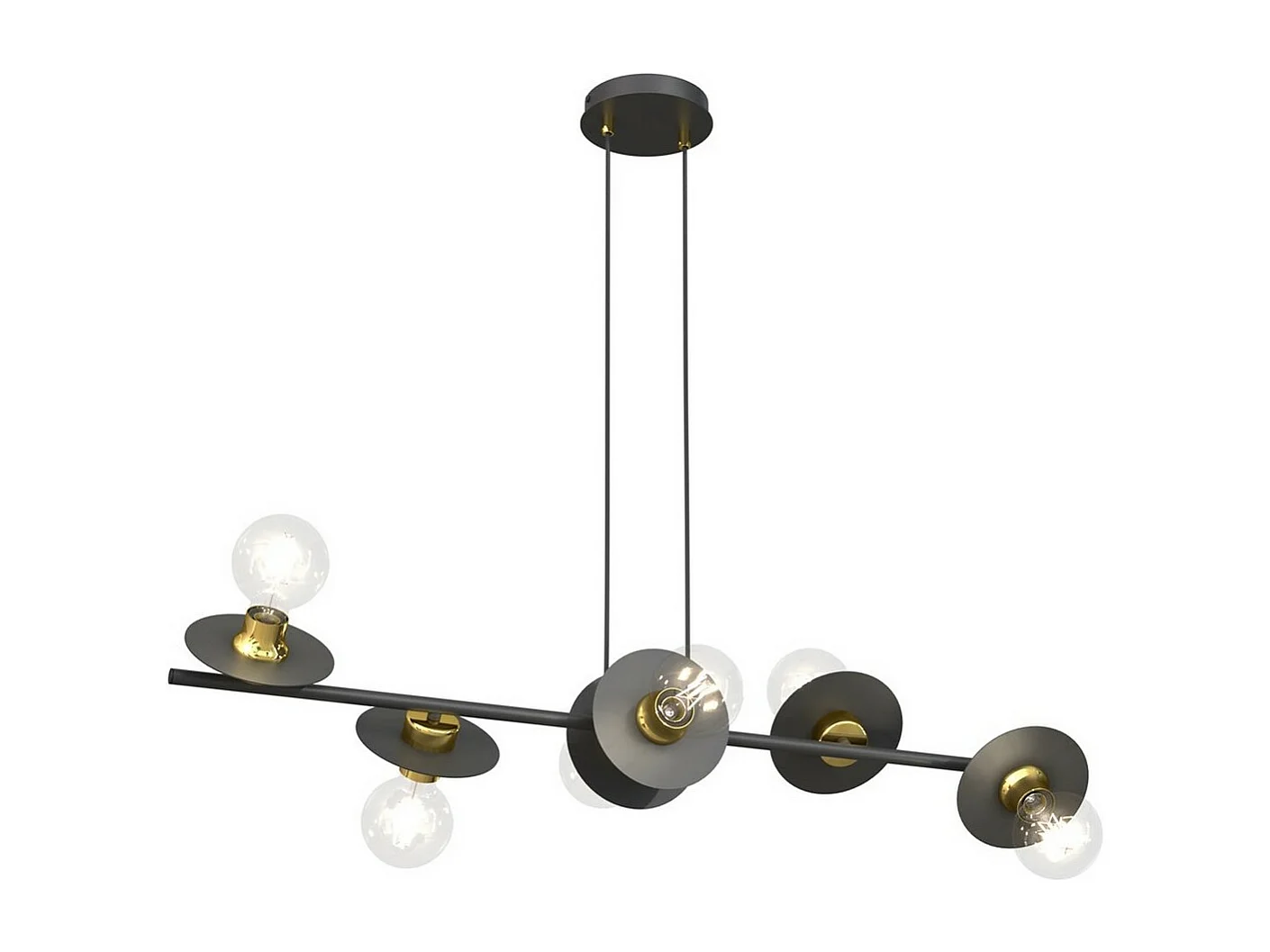 Suspension Token 2, Noir, 100x14x120 cm, Seven Design