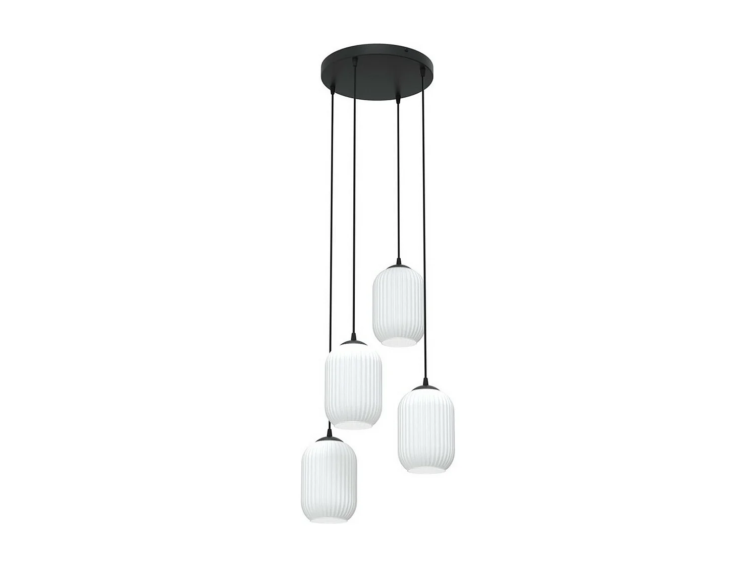 Suspension Verdi 10, Noir, 30x30x140 cm, Seven Design