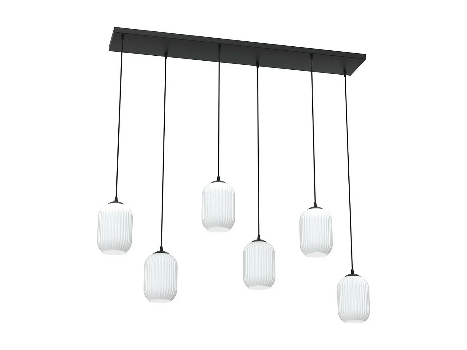 Suspension Verdi 11, Noir, 115x22x140 cm, Seven Design