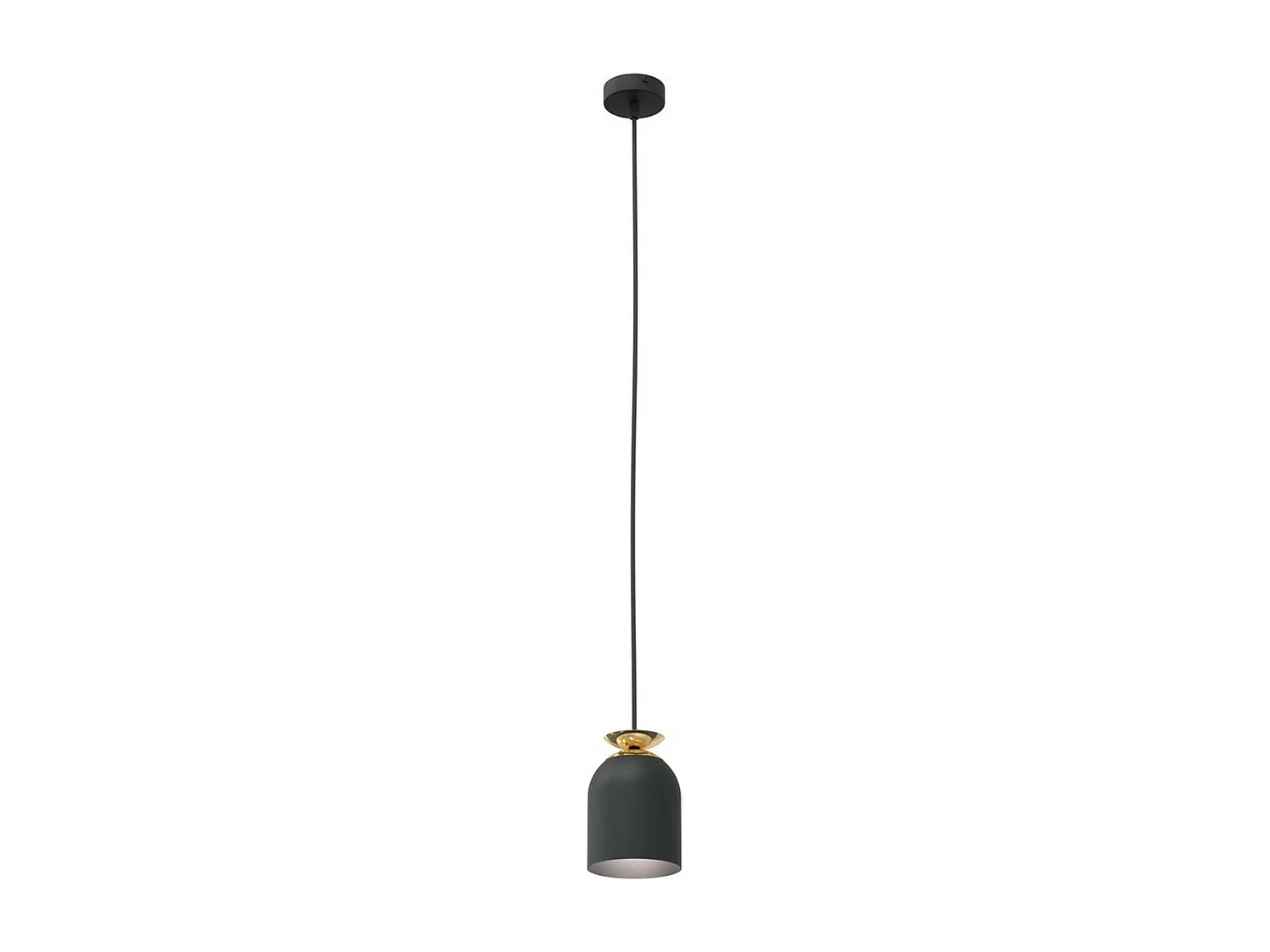 Lampa Wisząca Target, Czarny, 11x11x140 cm, Seven Design