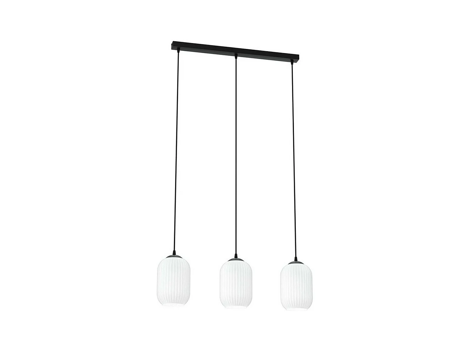Lampada a Sospensione Verdi, Nero, 60x14x140 cm, EPIKASA