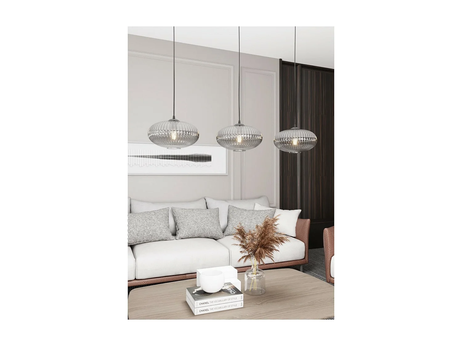 Suspension Coco 6, Noir, 200x200x200 cm, Seven Design