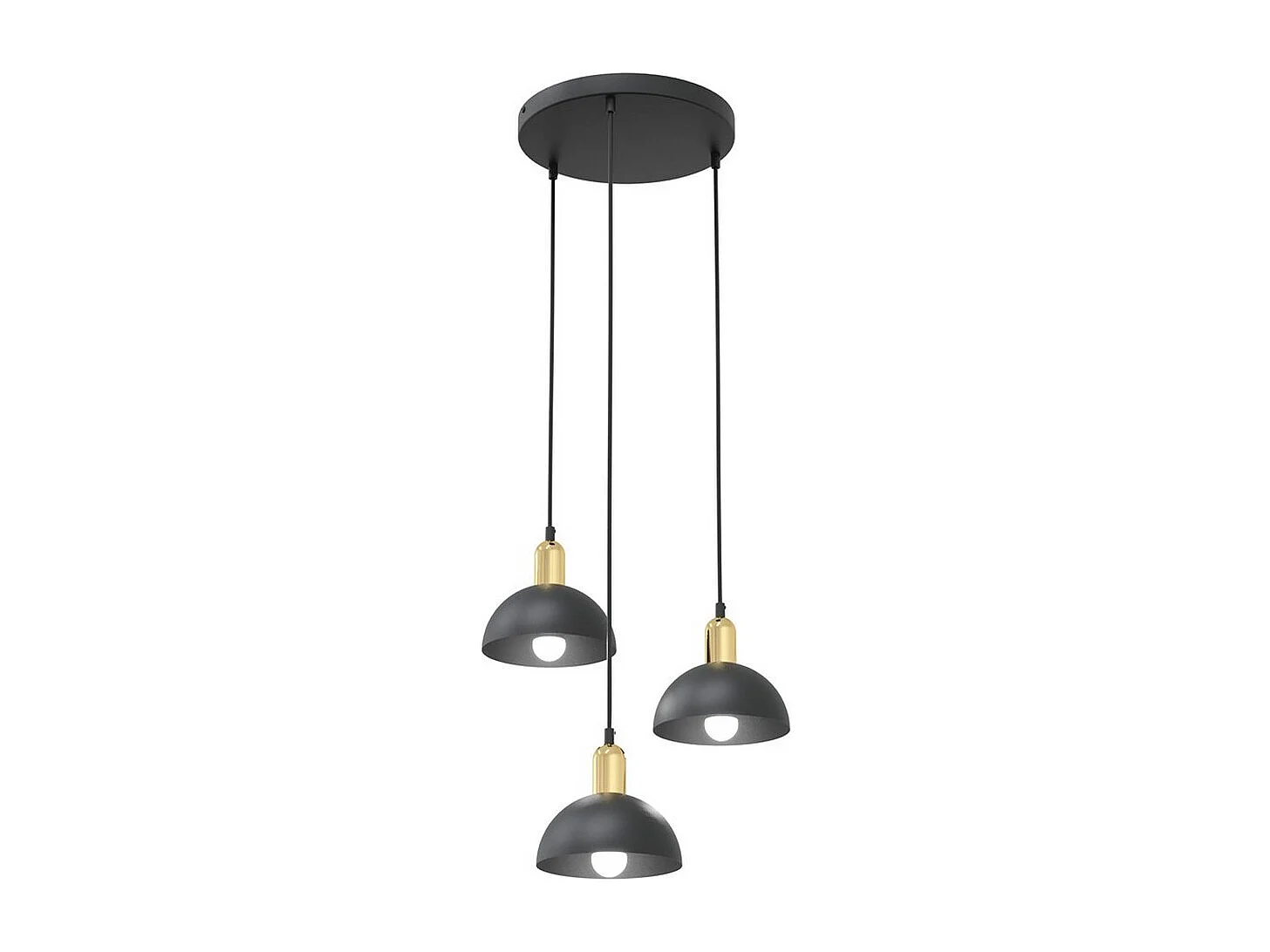 Candeeiro Suspenso Moto, Preto, 30x30x140 cm, Seven Design