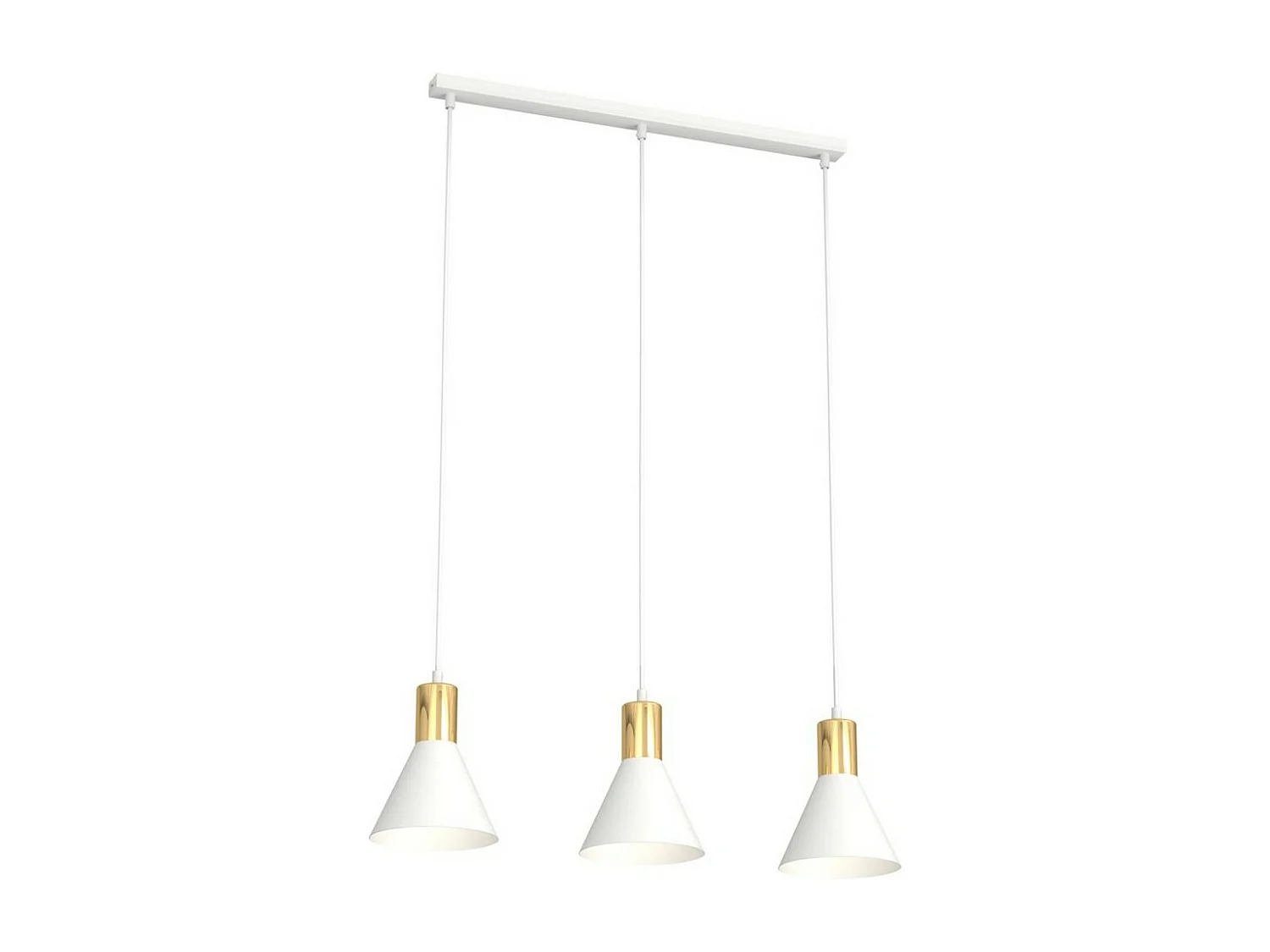 Hanglamp Roze, Wit, 60x16x140 cm, Seven Design