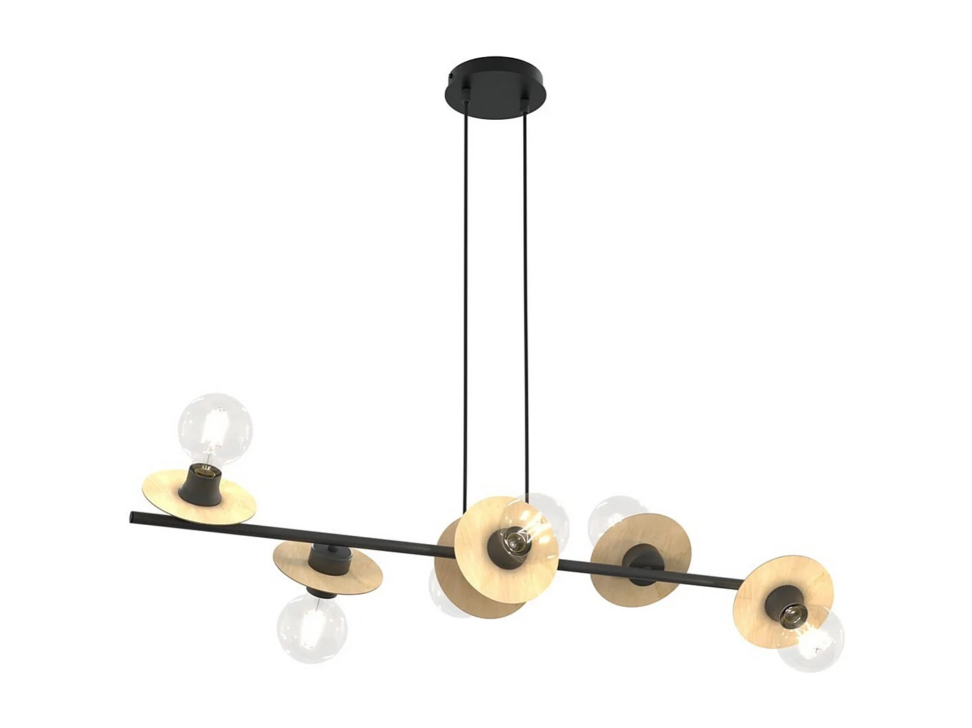 Suspension Token 4, Noir, 100x14x120 cm, Seven Design