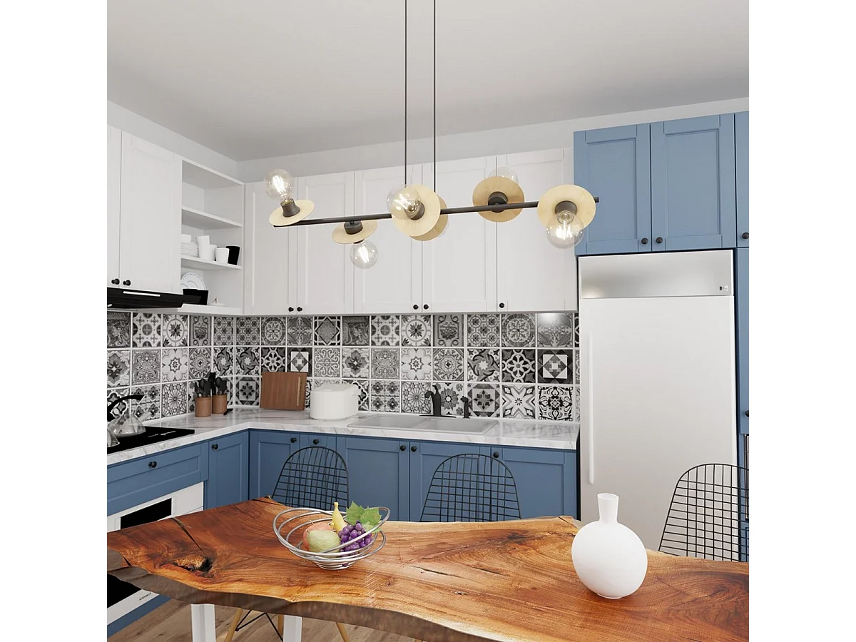 Suspension Token 4, Noir, 100x14x120 cm, Seven Design