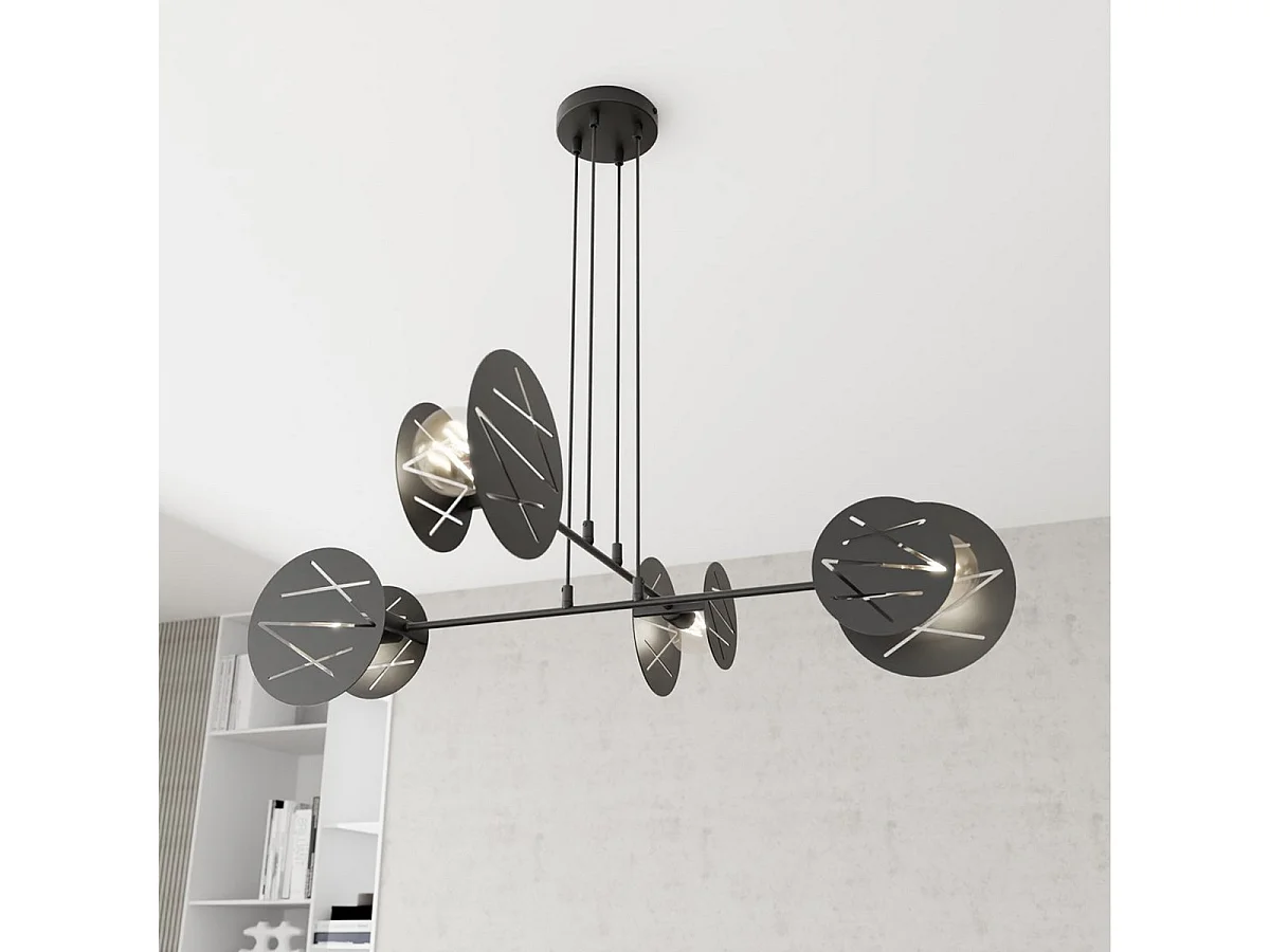 Lampa Wisząca Xotic, Czarny, 89x89x120 cm, Seven Design