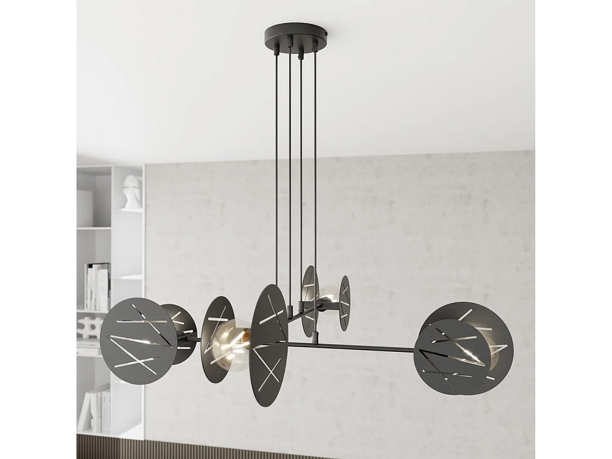 Lampa Wisząca Xotic, Czarny, 89x89x120 cm, Seven Design