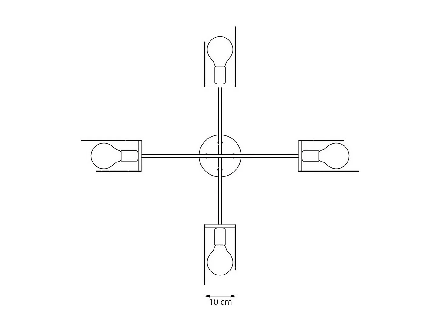Lampa Wisząca Xotic, Czarny, 89x89x120 cm, Seven Design