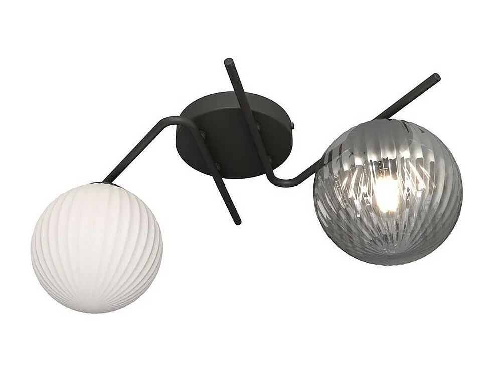 Plafonnier Vespa 4, Noir, 19x30x48 cm, Seven Design