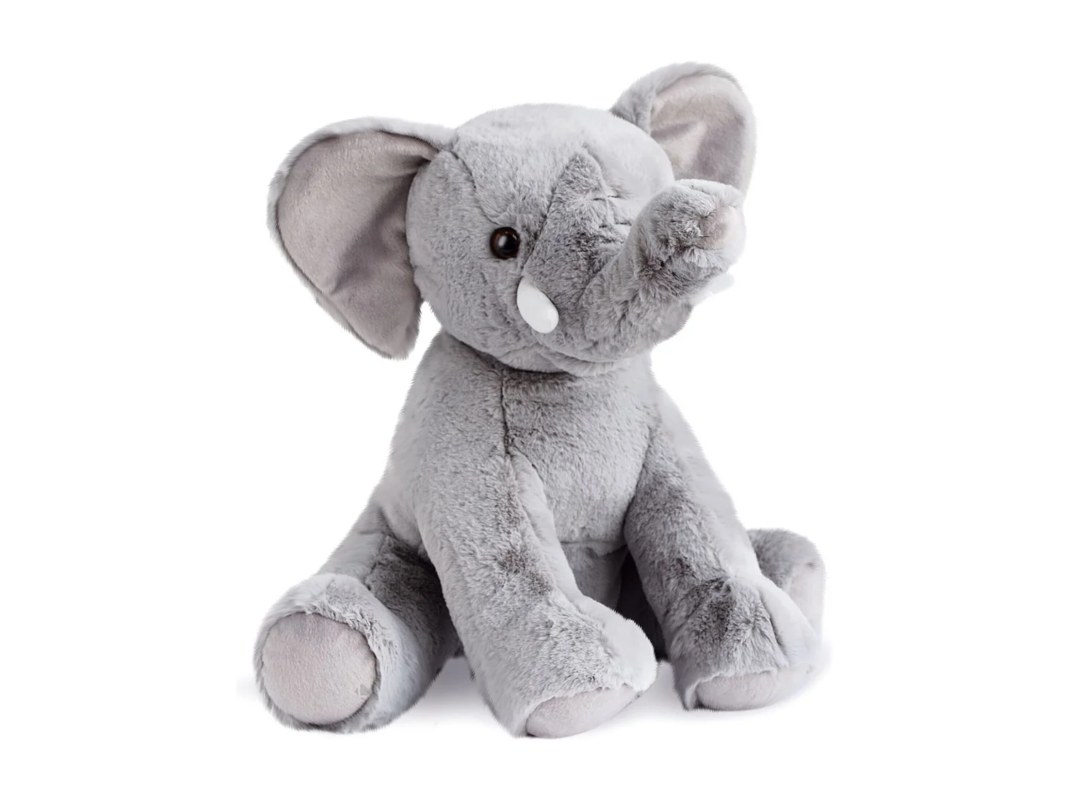 Peluche 48 cm polyester collection DANS LA SAVANE éléphant gris
