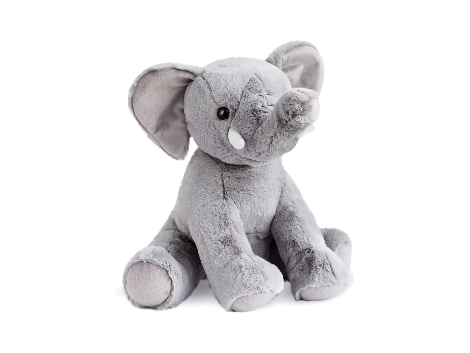 Peluche 48 cm polyester collection DANS LA SAVANE éléphant gris