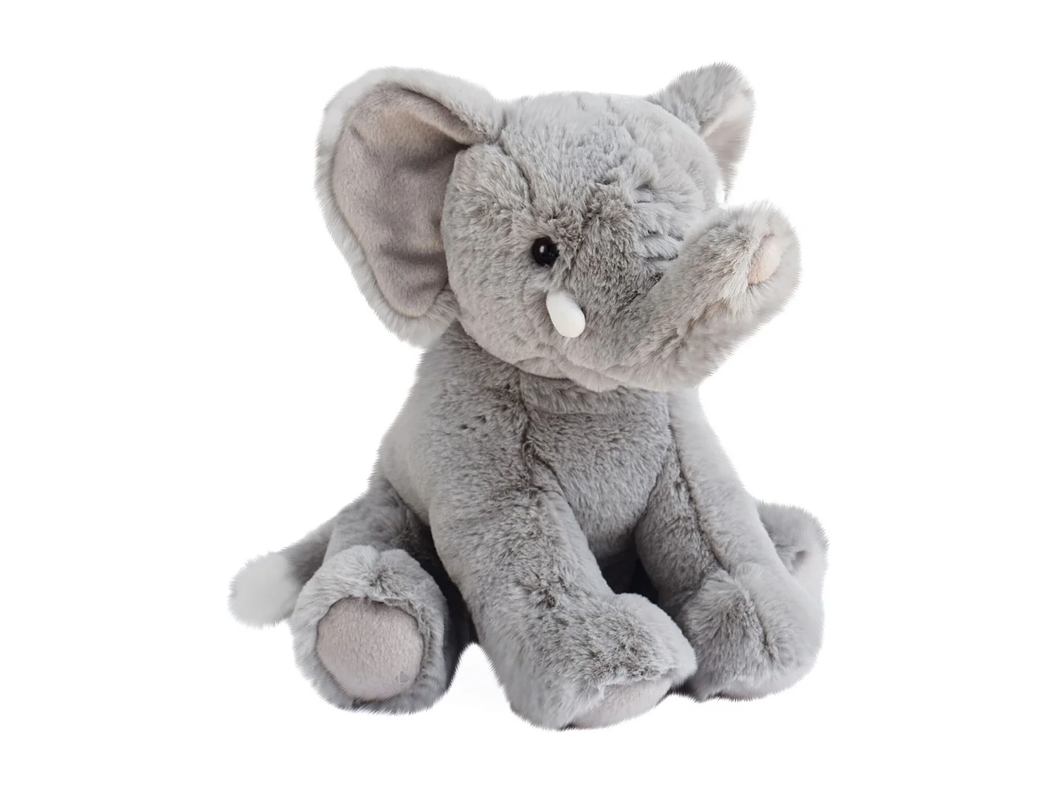 Peluche 32 cm polyester collection DANS LA SAVANE éléphant gris