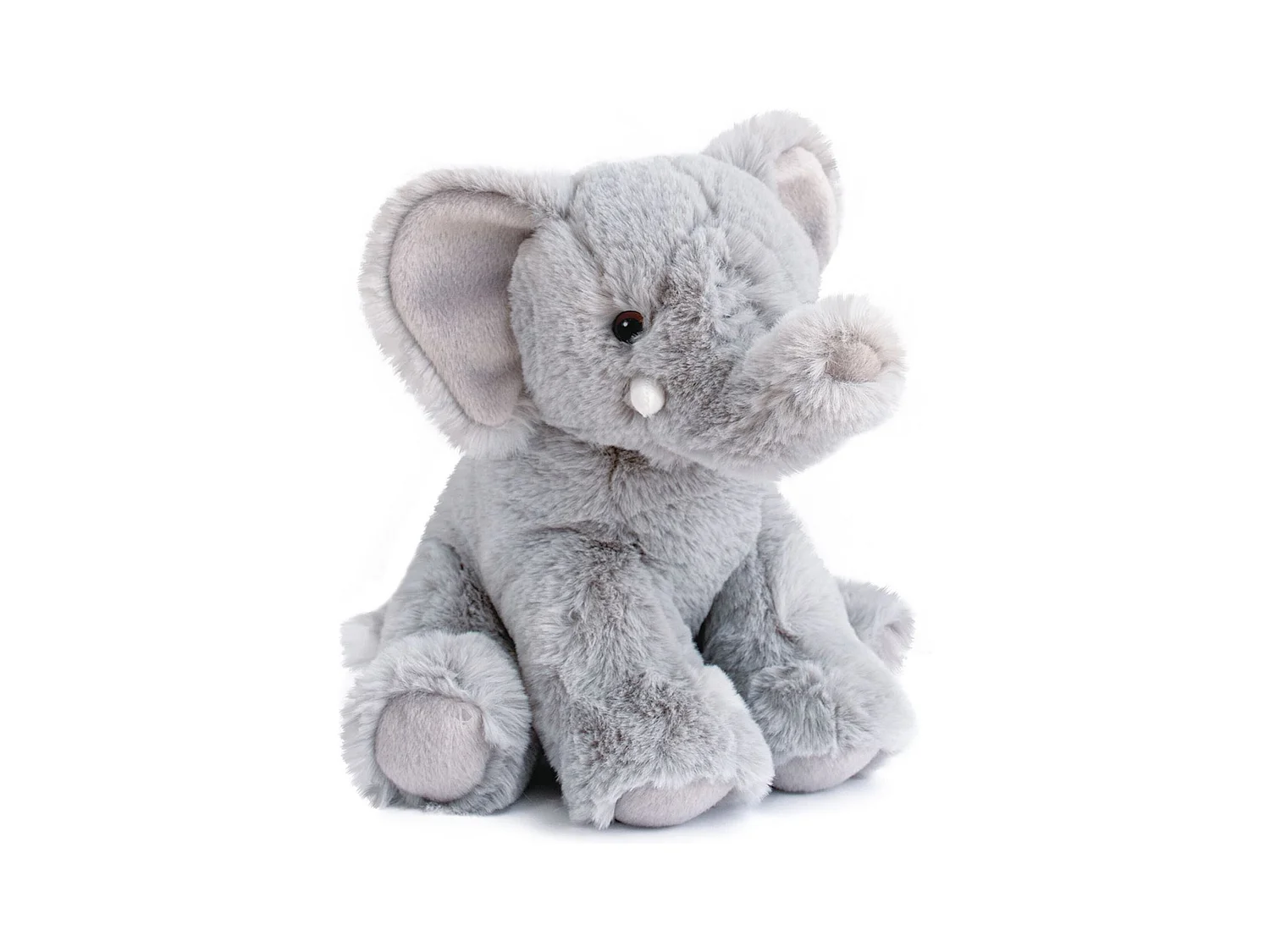 Peluche 25 cm polyester collection DANS LA SAVANE éléphant gris