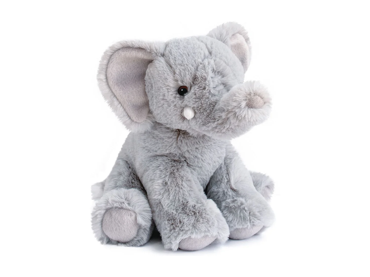 Peluche 25 cm polyester collection DANS LA SAVANE éléphant gris