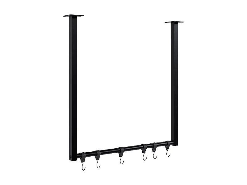 Portant à vêtement - Métal - 60x60 cm - Noir - Fenton