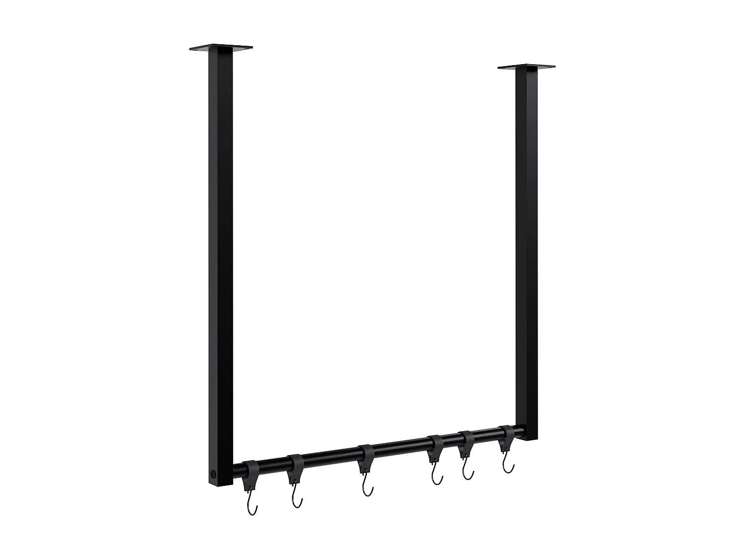 Portant à vêtement - Métal - 60x60 cm - Noir - Fenton