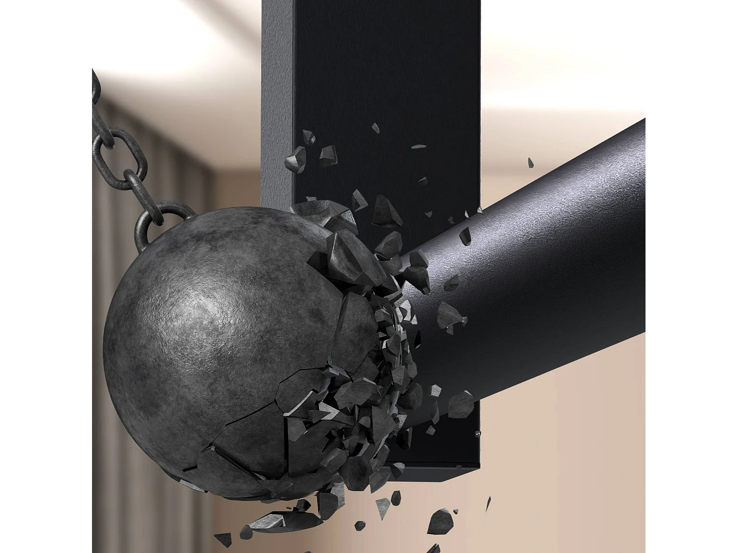 Portant à vêtement - Métal - 120x80 cm - Noir - Fenton