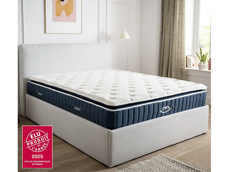 Matelas luxe hybride mémoire de forme 180x200 épais 30cm