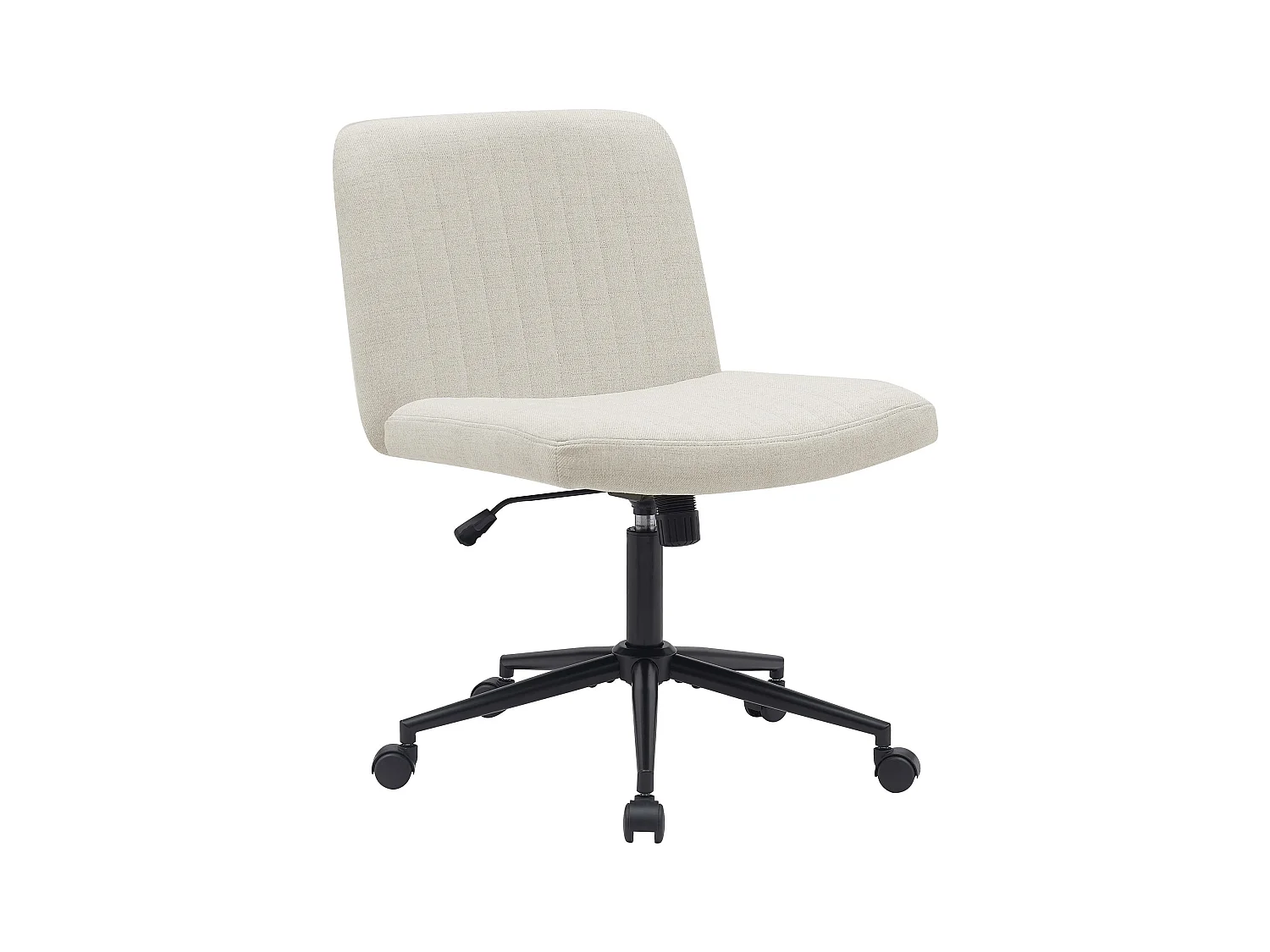 Chaise de bureau - Tissu - Crème - Kingman