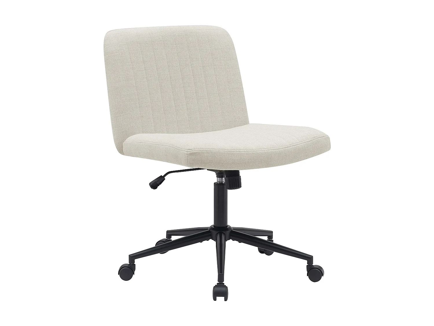 Chaise de bureau - Tissu - Crème - Kingman